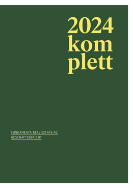 Kompletter <br>Geschäftsbericht 2024
